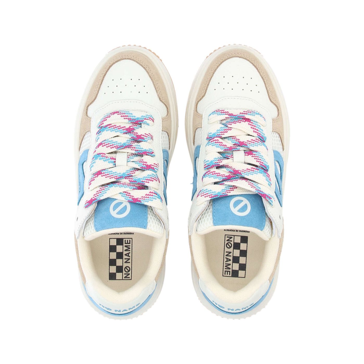 ALISON SNEAKER W - SUEDE/MESH/SUED - BEIGE/BLANC CASSE/BLEU